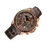 Hugo Boss Driver Chronograph Brown Dial Brown Leather Strap Watch For Men - HB1513093 Authentic Buy Shop Now