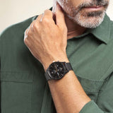 Hugo Boss Associate Black Dial Black Mesh Bracelet Watch for Men - 1513811 Authentic Buy Shop Now