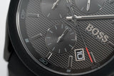 Hugo Boss Velocity Black Dial Black Rubber Strap Watch for Men - 1513720 Authentic Buy Shop Now