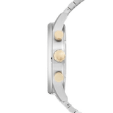 Hugo Boss Navigator White Dial Two Tone Steel Strap Watch for Men - 1513499 Authentic Buy Shop Now
