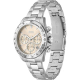 Hugo Boss Novia Pink Dial Silver Steel Strap Watch for Women - 1502615 Authentic Buy Shop Now