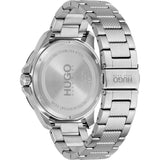 Hugo Boss Commander Blue Dial Silver Steel Strap Watch for Men - 1513434 Authentic Buy Shop Now