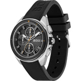 Hugo Boss Volane Grey Dial Black Silicone Strap Watch for Men - 1513953 Authentic Buy Shop Now