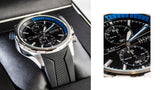 Hugo Boss Globetrotter Black Dial Black Silicone Strap Watch for Men - 1513820 Authentic Buy Shop Now