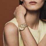 Hugo Boss Signature Gold Dial Gold Steel Strap Watch for Women - 1502541 Authentic Buy Shop Now