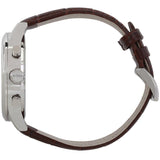 Hugo Boss Aeroliner Chronograph Quartz Grey Dial Brown Leather Strap Watch For Men - HB1512570 Authentic Buy Shop Now