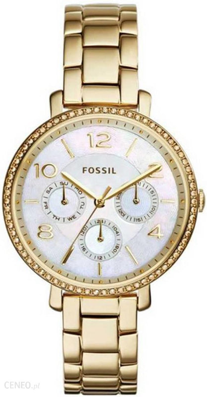 Fossil Rye Mother of Pearl White Dial Gold Steel Strap Watch for Women - ES3756 Authentic Buy Shop Now