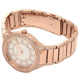 Michael Kors Kerry Mother of Pearl Dial Rose Gold Steel Strap Watch for Women - MK3313 Authentic Buy Shop Now