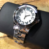 Marc Jacobs Rivera White Dial Silver Steel Strap Watch for Women - MBM3136 Authentic Buy Shop Now