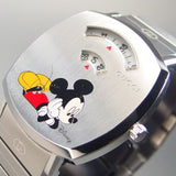 Gucci Grip x Disney Quartz Silver Dial Silver Steel Strap Unisex Watch - YA157419 Authentic Buy Shop Now