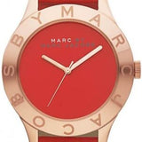 Marc Jacobs Blade Red Dial Red Leather Strap Watch for Women - MBM1204 Authentic Buy Shop Now