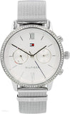 Tommy Hilfiger Blake Diamonds Silver Dial Silver Mesh Bracelet Watch for Women - 1782301 Authentic Buy Shop Now