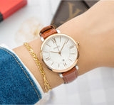 Fossil Jacqueline White Dial Brown Leather Strap Watch for Women - ES3842 Authentic Buy Shop Now