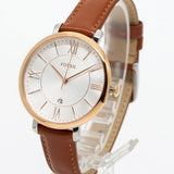 Fossil Jacqueline White Dial Brown Leather Strap Watch for Women - ES3842 Authentic Buy Shop Now