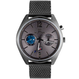 Tommy Hilfiger Deacon Multifunction Black Dial Black Mesh Bracelet Watch for Men - 1791546 Authentic Buy Shop Now