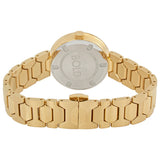 Movado Bold Crystal Gold Dial Gold Steel Strap Watch For Women - 3600492 Authentic Buy Shop Now