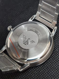 Emporio Armani Claudio Green Dial Silver Steel Strap Watch for Men - AR11575 Authentic Buy Shop Now
