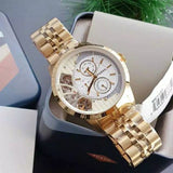 Fossil Townsman Chronograph Skeleton Gold Dial Gold Steel Strap Watch for Men - ME1137 Authentic Buy Shop Now