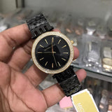 Michael Kors Darci Black Dial Black Steel Strap Watch for Women - MK3322 Authentic Buy Shop Now