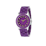 Marc Jacobs Pelly Purple Dial Purple Silicone Strap Watch for Women - MBM2505 Authentic Buy Shop Now