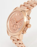 Michael Kors Cooper Rose Gold Rose Gold Steel Strap Watch for Women - MK6275 Authentic Buy Shop Now