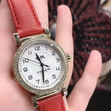 Coach Madison White Dial Red Leather Strap Watch for Women - 14502400 Authentic Buy Shop Now