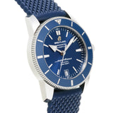 Breitling Superocean Heritage B20 Automatic 42 Blue Dial Blue Mesh Bracelet Watch for Men - AB2010161C1S1 Authentic Buy Shop Now