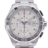 Tag Heuer Aquaracer Caliber 16 Automatic Chronograph White Dial Silver Steel Strap Watch for Men - CAY2111.BA0927 Authentic Buy Shop Now