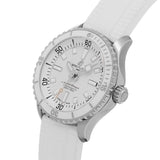 Breitling Superocean Automatic 36 White Dial White Rubber Strap Watch for Men - A17377211A1S1 Authentic Buy Shop Now