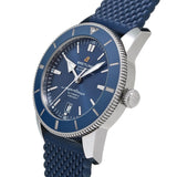Breitling Superocean Heritage B20 Automatic 46 Blue Dial Blue Mesh Bracelet Watch for Men - AB2020161C1S1 Authentic Buy Shop Now
