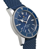 Breitling Superocean Heritage B20 Automatic 46 Blue Dial Blue Mesh Bracelet Watch for Men - AB2020161C1S1 Authentic Buy Shop Now