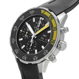 IWC Aquatimer Automatic Chronograph Black Dial Black Rubber Strap Watch for Men - IW376709 Authentic Buy Shop Now