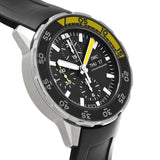 IWC Aquatimer Automatic Chronograph Black Dial Black Rubber Strap Watch for Men - IW376709 Authentic Buy Shop Now