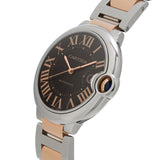 Cartier Ballon Bleu de Cartier Brown Dial Two Tone Steel Strap Watch for Men - W6920032 Authentic Buy Shop Now