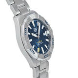 Tag Heuer Aquaracer Automatic Blue Dial Silver Steel Strap Watch for Men - WBD2112.BA0928 Authentic Buy Shop Now