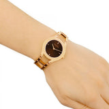 Calvin Klein Class Brown Dial Rose Gold Steel Strap Watch for Women - K6R2362K Authentic Buy Shop Now