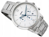 Fossil Neutra Chronograph White Dial Silver Steel Strap Watch for Men - FS5433 Authentic Buy Shop Now