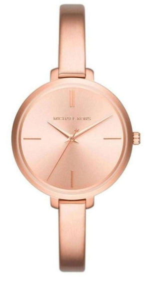 Michael Kors Jaryn Rose Gold Dial Rose Gold Steel Strap Watch For Women - MK3547 Authentic Buy Shop Now