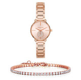 Michael Kors Portia Analog Quartz Rose Gold Dial Rose Gold Steel Strap Watch For Women - MK3839 Authentic Buy Shop Now