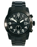 Marc Jacobs Larry Chronograph Black Dial Black Steel Strap Watch for Men - MBM5052 Authentic Buy Shop Now