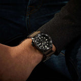 Seiko 5 Sport Automatic Black Dial Green Nylon Strap Watch For Men - SRPD65K4 Authentic Buy Shop Now