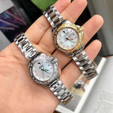Movado Series 800 29mm Diamonds Mother of Pearl Dial Silver Steel Strap Watch For Women - 2600121 Authentic Buy Shop Now