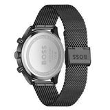 Hugo Boss Gregor Chronograph Black Dial Black Mesh Bracelet Watch For Men - 1514065 Authentic Buy Shop Now