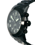 Marc Jacobs Larry Chronograph Black Dial Black Steel Strap Watch for Men - MBM5052 Authentic Buy Shop Now