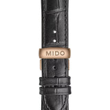 Mido Commander Automatic Black Dial Black Leather Strap Watch For Men - M021.407.36.411.00 Authentic Buy Shop Now