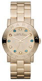 Marc Jacobs Amy Dexter Gold Dial Gold Steel Strap Watch for Women - MBM3215 Authentic Buy Shop Now