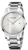 Calvin Klein City Chronograph Silver Dial Silver Steel Strap Watch for Men - K2G2G14X Authentic Buy Shop Now