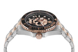Philipp Plein The $kull Diver Black Dial Two Tone Steel Strap Watch For Men- PWOAA0822 Authentic Buy Shop Now