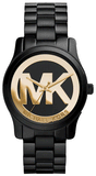 Michael Kors Runway Black Dial Black Steel Strap Watch for Women - MK6057 Authentic Buy Shop Now