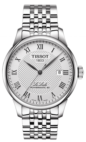 Tissot Le Locle Powermatic 80 Silver Dal Silver Steel Strap Watch For Men - T006.407.11.033.00 Authentic Buy Shop Now